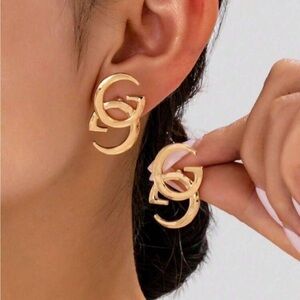 Elegant Gold-Tone Earrings